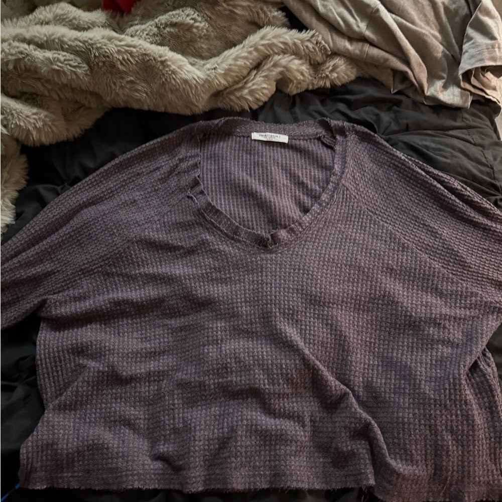 Project Social Purple Knit Sweater